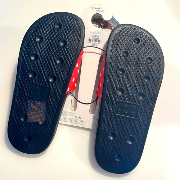 🆕 Disney Minnie Mouse Ltd Ed. Little Girls 1 Waterproof Elastic Slide Sandals - Picture 5 of 6